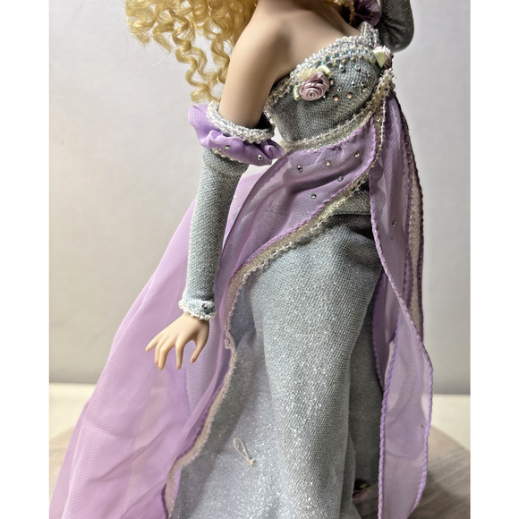 Franklin Mint Heirloom Passion of Cinderella Porcelain Doll Disney Princess - Picture 4 of 14